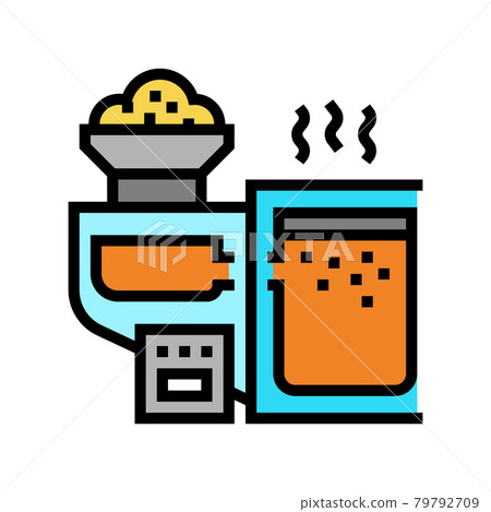 smelting sand glass manufacturing equipment color icon vector illustration smelting sand glass manufacturing equipment color icon vector illustration 79792709