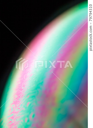 Beautiful colors of bubbles, blur, background 79794310