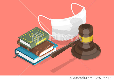 3D Isometric Flat Vector Conceptual Illustration of Mandatory Face Coverings 3D Isometric Flat Vector Conceptual Illustration of Mandatory Face Coverings 79794348