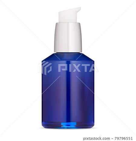 Sanitizer pump bottle mockup. Airless dispense 79796551