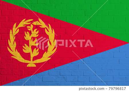 Flag of Eritrea Brick wall texture of the flag of Eritrea Flag of Eritrea Brick wall texture of the flag of Eritrea 79796817