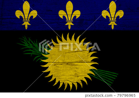 Flag of Guadeloupe. Wooden texture of the flag of Guadeloupe Flag of Guadeloupe. Wooden texture of the flag of Guadeloupe 79796965