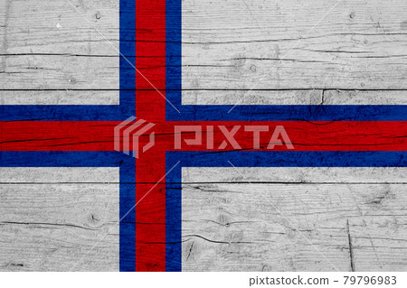 Flag of Faroe Islands. Wooden texture of the flag of Faroe Islands Flag of Faroe Islands. Wooden texture of the flag of Faroe Islands 79796983