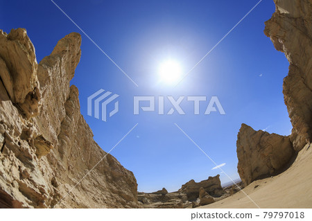 Yardang landform landscape in west of china 79797018