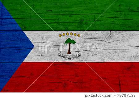 Flag of Equatorial Guinea Wooden texture of the flag of Equatorial Guinea Flag of Equatorial Guinea Wooden texture of the flag of Equatorial Guinea 79797152