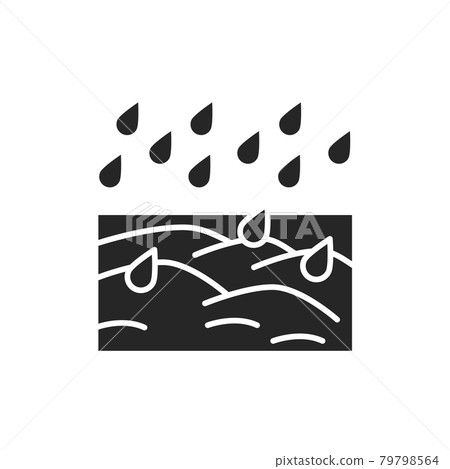Watering soil color line icon. Pictogram for web page, mobile app, promo. 79798564