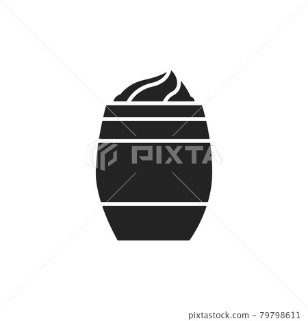 Matcha mousse color line icon. Pictogram for web page, mobile app, promo. Matcha mousse color line icon. Pictogram for web page, mobile app, promo. 79798611