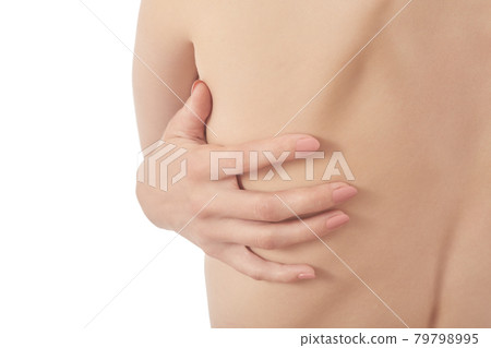 woman embrace herself 79798995