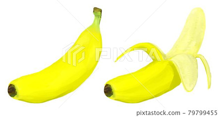 Banana illustration 1 set Banana illustration 1 set 79799455