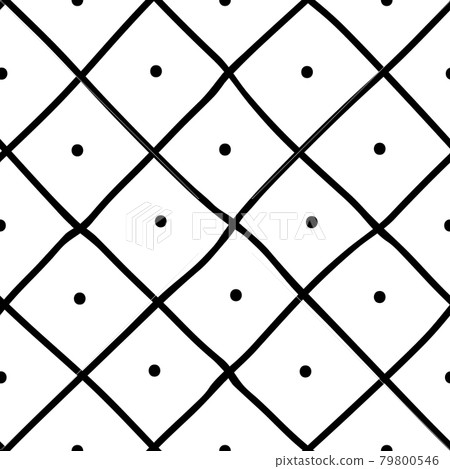 Black and white seamless diagonal plaid... - Stock Illustration ...