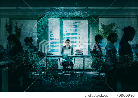 IT technology image of company organization IT technology image of company organization 79800986