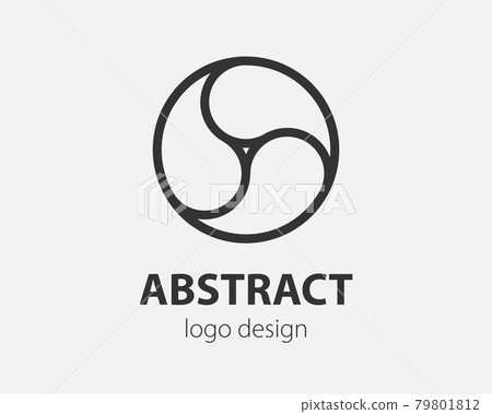 Abstract logo design.Vector logo template. Abstract logo design.Vector logo template. 79801812