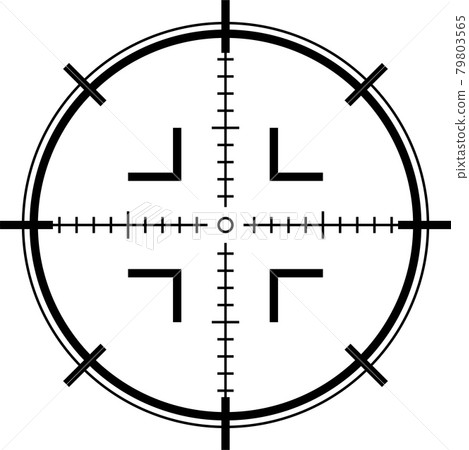 Target scope illustration material Target scope illustration material 79803565