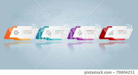 horizontal infographic presentation element template horizontal infographic presentation element template 79804251