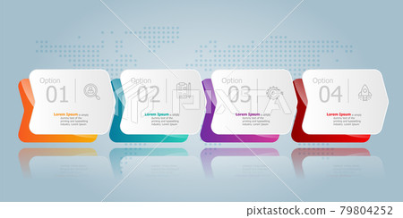 horizontal infographic presentation element template horizontal infographic presentation element template 79804252