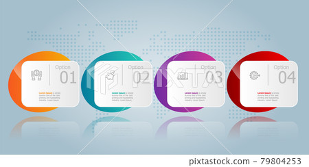 horizontal infographic presentation element template horizontal infographic presentation element template 79804253