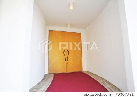 Entrance of the wedding hall (chapel) of the resort hotel Entrance of the wedding hall (chapel) of the resort hotel 79807381