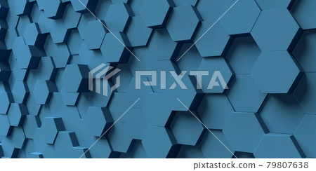 Abstract hexagon geometry background Abstract hexagon geometry background 79807638
