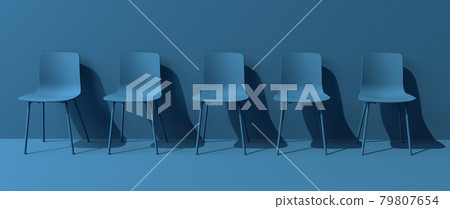 Minimal concept with chairs 79807654