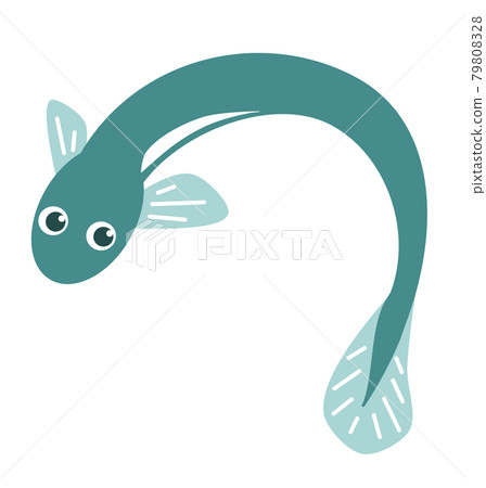 Illustration of fresh and delicious eel 79808328