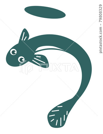 Illustration of fresh and delicious eel 79808329