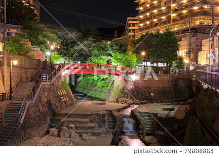 [Hyogo Prefecture] Night view of Arima Onsen 79808883