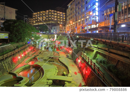 [Hyogo Prefecture] Night view of Arima Onsen 79808886