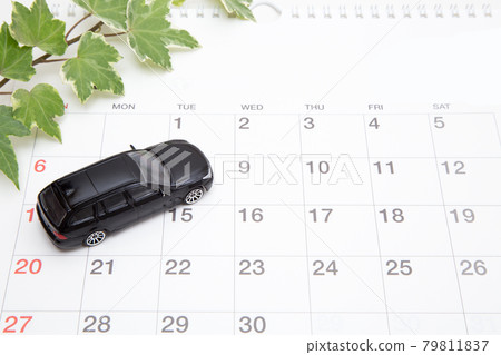 汽車和日曆 汽車和日曆 79811837