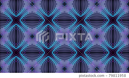 Kaleidoscope Neon VJ Loop Abstract Lines Background Kaleidoscope Neon VJ Loop Abstract Lines Background 79811958