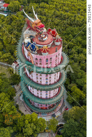 Dragon temple Wat Samphran in Nakhon Pathom, Thailand 79813448