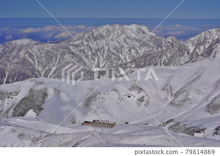 冬天的立山室堂、氣胜山和雷長莊 79814869