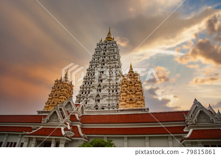 Wat Yannasang Wararam temple, Bodh Gaya Chedi, Bodhagaya Stupa Replica, in wat Yan, in Pattaya 79815861