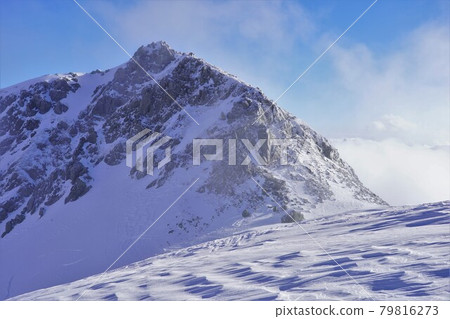 冬天淨土山的龍岳岳 冬天淨土山的龍岳岳 79816273
