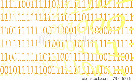 A row of numbers that are distorted and emerge with innumerable 0s and 1s A row of numbers that are distorted and emerge with innumerable 0s and 1s 79816736