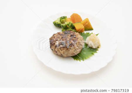 Handmade Japanese style hamburger steak 79817319