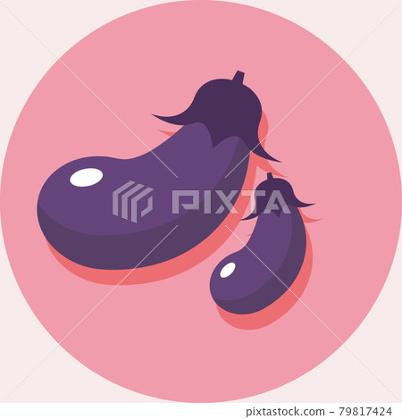 Eggplant illustration Organic vegetable vegetarian Illustration of eggplant 79817424