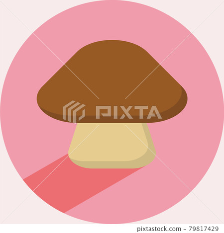 蘑菇插圖 蘑菇器官的有機蔬菜素食插圖 蘑菇插圖 蘑菇器官的有機蔬菜素食插圖 79817429
