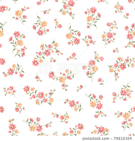 Seamlessly continuous floral pattern, 79818164