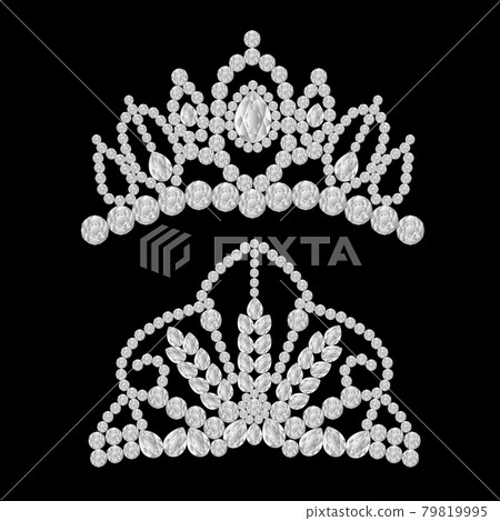 Diamond tiara illustration 79819995