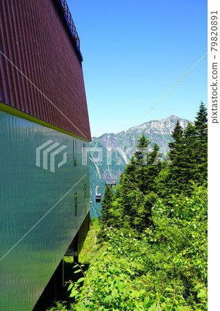 雨季過後的夏天的新穗高纜車 雨季過後的夏天的新穗高纜車 79820891