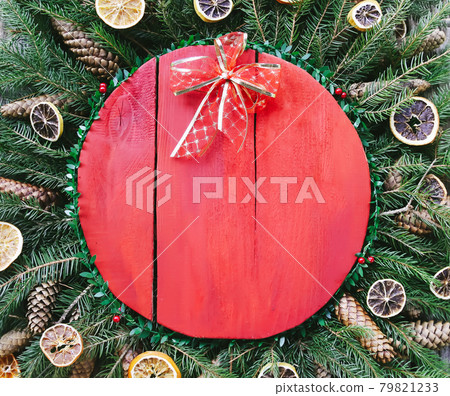 Christmas, New Year winter holiday composition  79821233