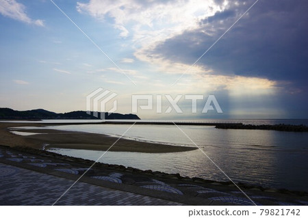 anohama Beach Awaji Island Hyogo Prefecture Stock Photo