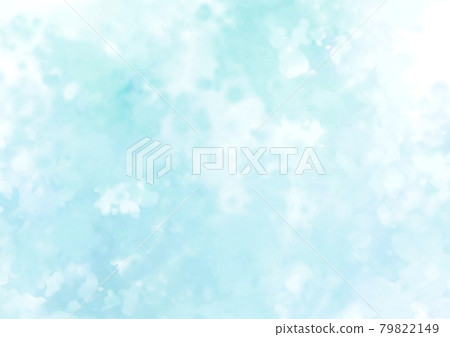 Fantastic light blue watercolor texture 79822149