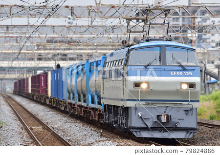 東海道本線平塚JR貨運EF66-129(吹田) 東海道本線平塚JR貨運EF66-129(吹田) 79824886