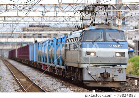 東海道本線平塚JR貨運EF66-115(吹田) 東海道本線平塚JR貨運EF66-115(吹田) 79824888