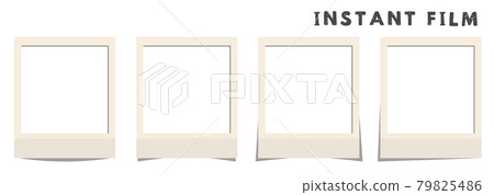 Instant film style frameInstant film style square frame cream 79825486