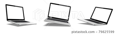 Laptop mock up with blank screen 79825599