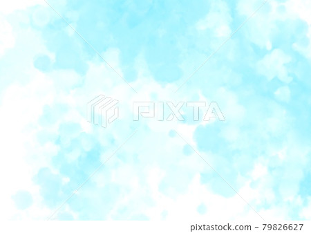 Watercolor light blue texture background 79826627