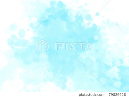 Watercolor light blue texture background 79826628