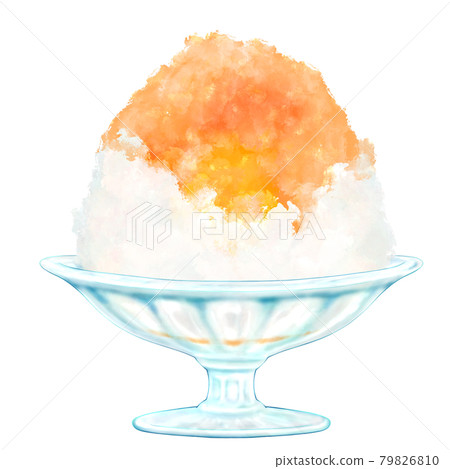玻璃腿芒果刨冰 玻璃腿芒果刨冰 79826810